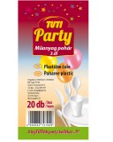Tuti party műanyag pohár 3dl 20db-os kiszerelésben