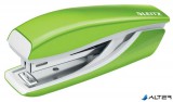 Tűzőgép, mini, No. 10, 10 lap, fém, LEITZ"Nexxt Wow", zöld