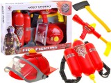 Tűzoltó Felszerelés Fény és Hanghatásokkal-Működő Vizipisztollyal