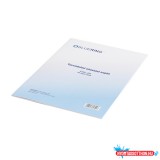 Tûzvédelmi oktatási napló 24lapos A4, álló B.VALL.350 Bluering(R)