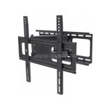TV állvány - Fali, dönthető, forgatható, TV állvány Fekete (max.VESA:400x400)(32"-55"-ig) (MANHATTAN_461252)