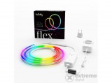 Twinkly beltéri felxibilis izzósor 200 LED, RGB színhatású, 2 méter, kezdő szett, fehér kábel, wifi
