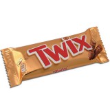 Twix kekszes szeletek karamellával, tejcsokoládéba mártva 50 g