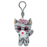 TY BOOS KIKI, 8,5 cm - grey cat - Clip (3)