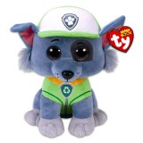TY Inc. TY Beanie Babies: Mancs őrjárat plüssfigura - Rocky, 24 cm