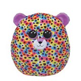 Ty Squishy Beanies párna alakú plüss figura GISELLE, 30 cm - színes leopárd (1)