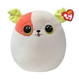 Ty Squishy Beanies párna alakú plüss figura PATCH, 22 cm - kutya (1)