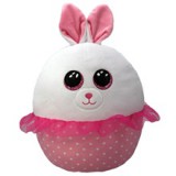 Ty Squishy Beanies párna alakú plüss figura PRIM, 30 cm - rózsaszín balerina nyuszi (1)