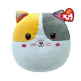 Ty Squishy Beanies párna alakú plüss figura SNUGGLES, 22 cm - macska (1)