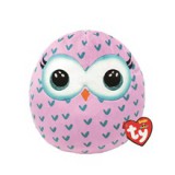 Ty Squishy Beanies párna alakú plüss figura WINKS, 22 cm - bagoly (1)