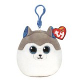Ty Squishy Beanies plüss figura SLUSH, Clip 8,5 cm - husky (3)