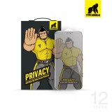 TYPE GORILLA Apple iPhone 12/12 Pro TG Privacy 2.5D Üvegfólia - Fekete