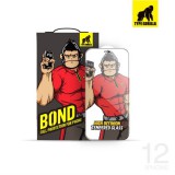 TYPE GORILLA Apple iPhone 12 Pro Max TG Bond Narrow Border 2.5D Silk Full Üvegfólia - Fekete