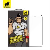TYPE GORILLA Apple iPhone 12 Pro Max TG ESD Anti-Static 2.5D Full Üvegfólia - Fekete