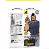 TYPE GORILLA Apple iPhone 14 Pro Max TG Anti-Reflective 2.5D Üvegfólia Portalanító Applikátorhoz - Fekete