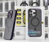 TYPE GORILLA Apple iPhone 14 Pro TG Skin Friendly Drop Magsafe Hátlap - Fekete tok