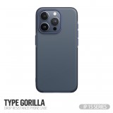 TYPE GORILLA Apple iPhone 15 Plus TG Drop Resistance Hátlap - Kék