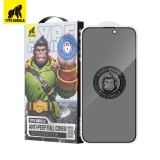 TYPE GORILLA Apple iPhone 15 Pro Max TG Privacy 2.5D Üvegfólia - Fekete