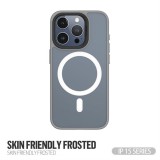 TYPE GORILLA Apple iPhone 15 Pro TG Skin Friendly Drop Magsafe Hátlap - Szürke