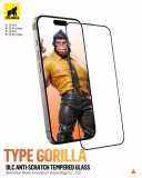 TYPE GORILLA Apple iPhone 17 Air TG Diamond Like Carbon (DLC) 2.5D Üvegfólia - Fekete