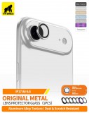 TYPE GORILLA Apple iPhone 17 Air TG Original Metal 3D Kameravédő Üvegfólia - Ezüst