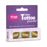 TyToo: Arany színű csillámpor szett 3x2,5ml