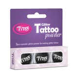 TyToo: Fekete színű csillámpor szett 3x2,5ml