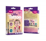 Tytoo lovak és unikornisok csillámtetoválás szett