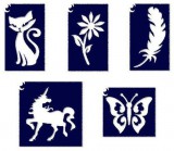 TYTOO Sablonok, 5 db-os, lányos, 2.szett (CTMS-0034)