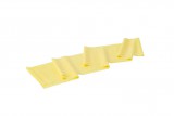 TheraBand Erősítő gumiszalag 150 cm, gyenge, sárga, ajándék gyakorlat füzettel