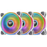 Thermaltake Riing Quad 12 RGB Radiator Fan TT Premium Edition 3 Fan Pack rendszerhűtő ventilátor RGB (CL-F100-PL12SW-A) - Ventilátor