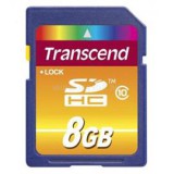 Transcend SDHC memóriakártya 8GB, Class10 (TS8GSDHC10)