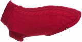 Trixie Kenton piros kutyapulóver (XS | Nyakkörméret: 22 cm | Haskörméret: 34 cm | Háthossz: 24 cm)