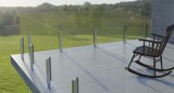 U Design Shine padlóra szerelhető korlátoszlop