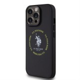 U.S.Polo Apple iPhone 15 Pro U.S. Polo USHMP15LPSRTK MagSafe Hátlap - Fekete
