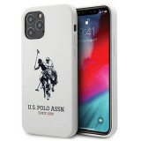U.S. Polo Assn. US Polo USHCP12LSLHRWH iPhone 12 Pro Max 6,7" fehér Silicone Collection tok
