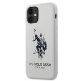 U.S. Polo Assn. US Polo USHCP12SSLHRWH iPhone 12 mini 5,4" fehér szilikon Kollekció telefontok