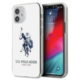 U.S. Polo Assn. US Polo USHCP12STPUHRWH iPhone 12 mini fehér fényes Big Logo telefontok