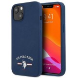 U.S. Polo Assn. US Polo USHCP13SSFGV iPhone 13 mini 5,4" kék Silicone Collection tok
