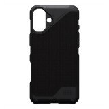 UAG Apple iPhone 16 Plus metropolis lt szilikon telefonvédő (erős ütésállóság, magsafe, szőtt minta) fekete