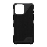 UAG Apple iPhone 16 Pro Max metropolis lt szilikon telefonvédő (erős ütésállóság, magsafe, szőtt minta) fekete