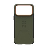 Uag Apple iPhone 17 Pro Max civilian defender szilikon telefonvédő (erős ütésállóság, magsafe) sötétzöld