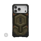 UAG Monarch Pro case for iPhone 17 Pro Max Kevlar Element Green 11451411397B