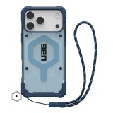 UAG Pathfinder Clear Magsafe case for iPhone 17 Pro Max Blues Lanyard 1145521BV03