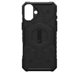 UAG PATHFINDER defender műanyag telefonvédő (erős ütésállóság, légpárnás sarok, MagSafe) FEKETE Apple iPhone 16 Plus
