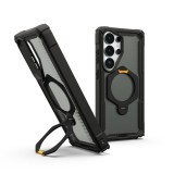 UAG Plasma XTE 360 Samsung Galaxy S26 Ultra MagSafe tok megerősített peremmel, kitámasztóval, Black