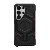 Uag Samsung Galaxy S26 Ultra (SM-S948) monarch pro szilikon telefonvédő (erős ütésállóság, textil minta, magsafe) fekete
