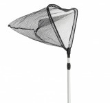 UBBINK Merítőháló kicsi, háromszög, összecsukható, nyél100-164,5cm