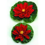 Ubbink selyemvirág, tavirózsa piros, 14cm (1389436)