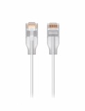 Ubiquiti UACC-Cable-Patch-EL-0.3M-W hálózati kábel Áttetsző, Fehér 0,3 M Cat6